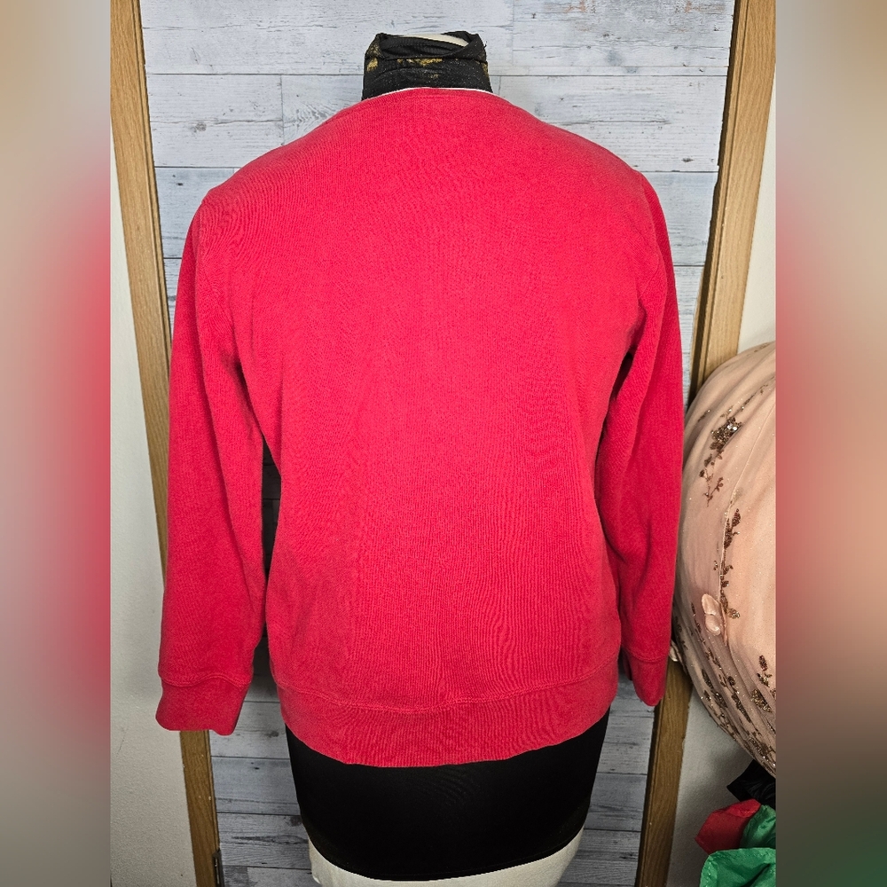 Classic Elements Festive Red Snowman Crewneck Swe… - image 2